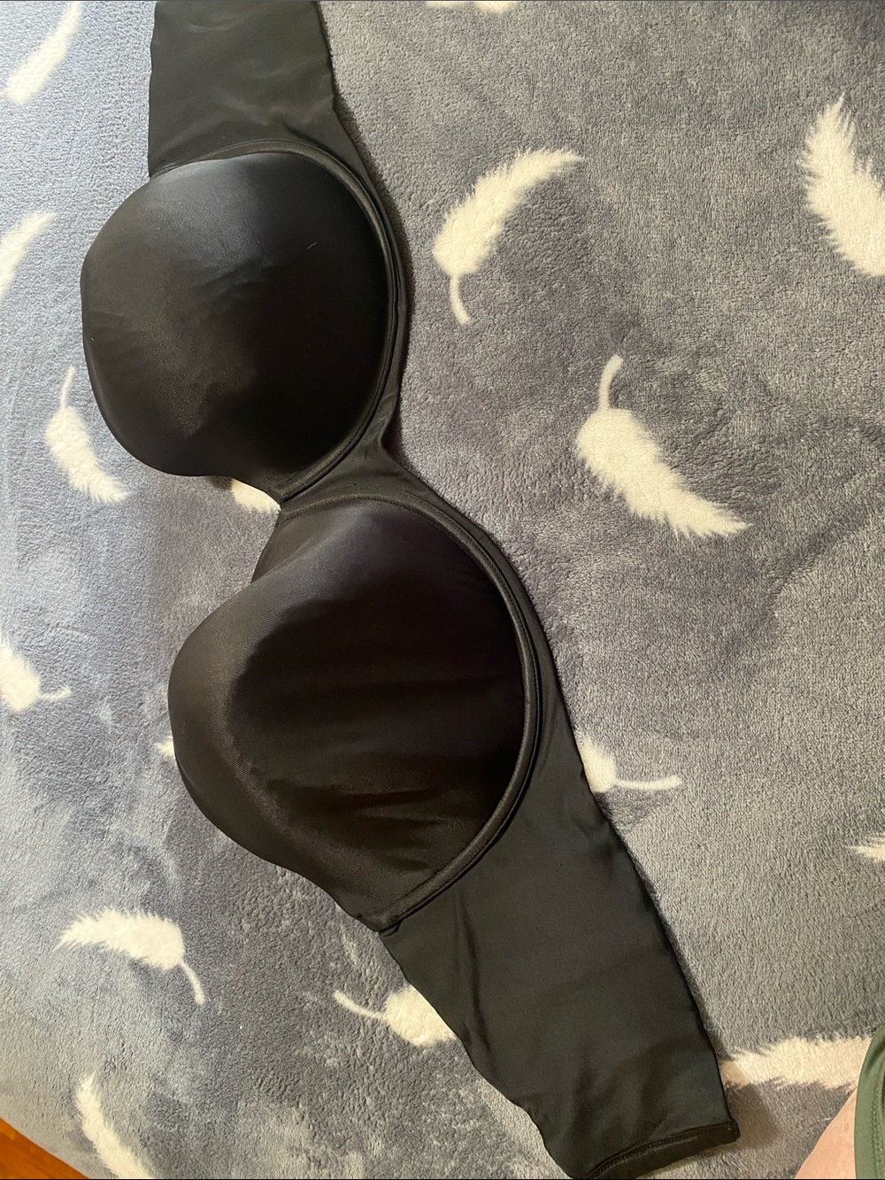 Strapless Black Smooth Cup Bra - Women Intimates